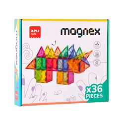 Magnetisch 3D bouwspel Magnex 36 stuks | Apli kids